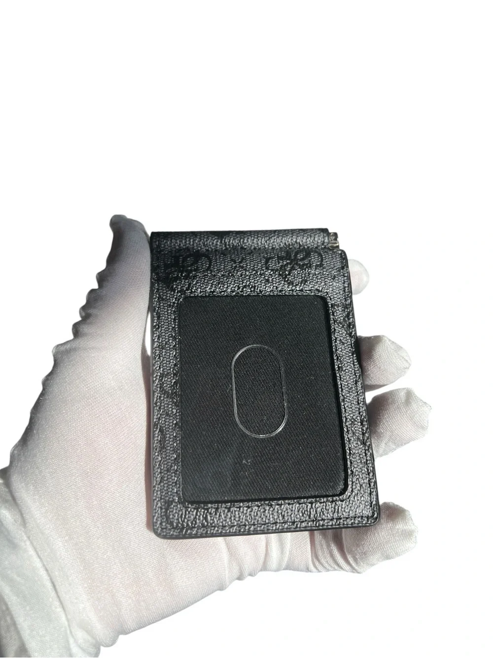 GUESS Men’s Black Leather Bifold Wallet & Card Case Gift Set - NIB